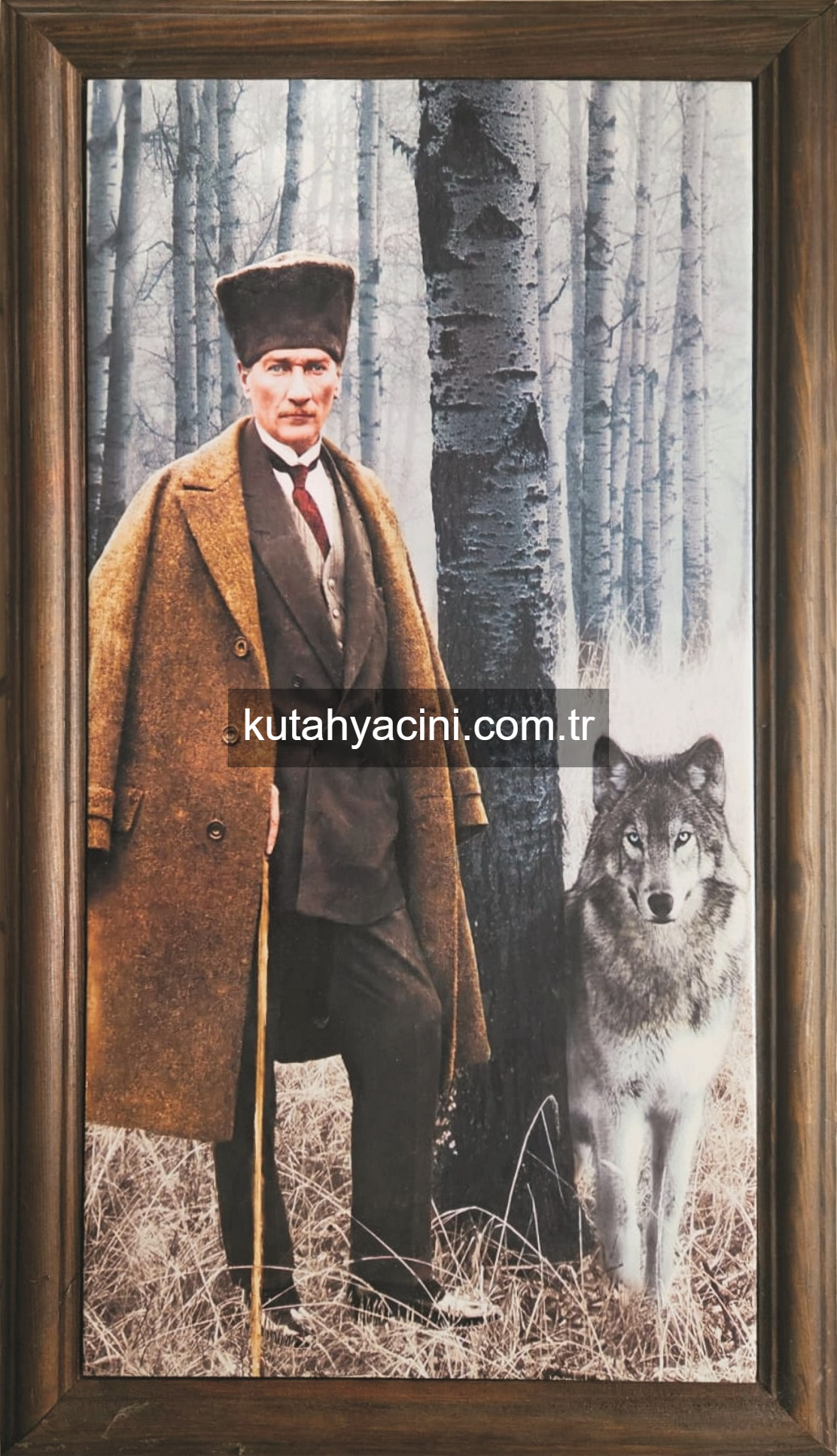 Dijital Baskı Çini Atatürk-2